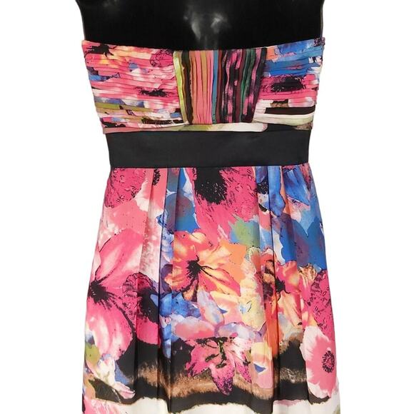 Sue Wong Floral Maxi Dress Multicolor - Picture 7 of 16